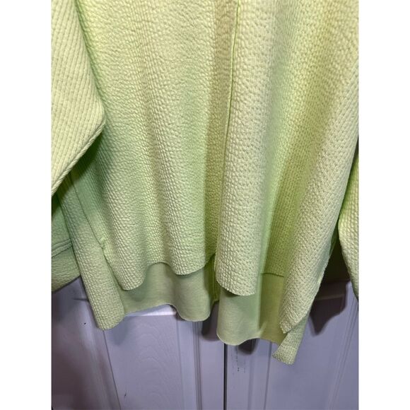 Aerie Women's V-Neck Pullover Sweater Lime Green Size M - Picture 2 of 8